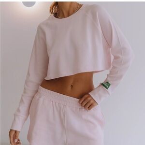 daily drills cropped thermal set in Cupid!!! So cute I’m obsessed with this set